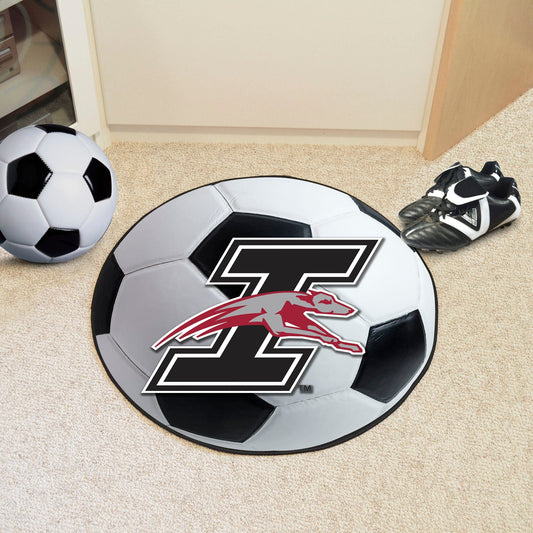 Indianapolis Greyhounds Soccer Ball Rug - 27in. Diameter - Indianapolis