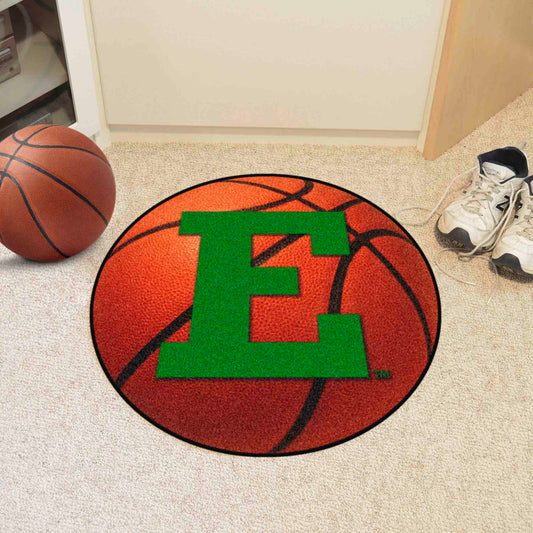Eastern Michigan Eagles Basketball Rug - 27in. Diameter - Eastern Michigan