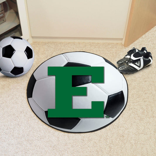 Eastern Michigan Eagles Soccer Ball Rug - 27in. Diameter - Eastern Michigan