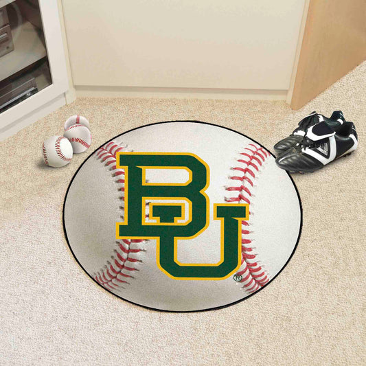 Baylor Bears Baseball Rug - 27in. Diameter - Baylor