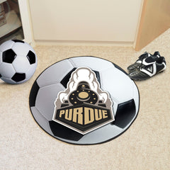 Purdue Boilermakers Soccer Ball Rug - 27in. Diameter, Train Logo - Purdue