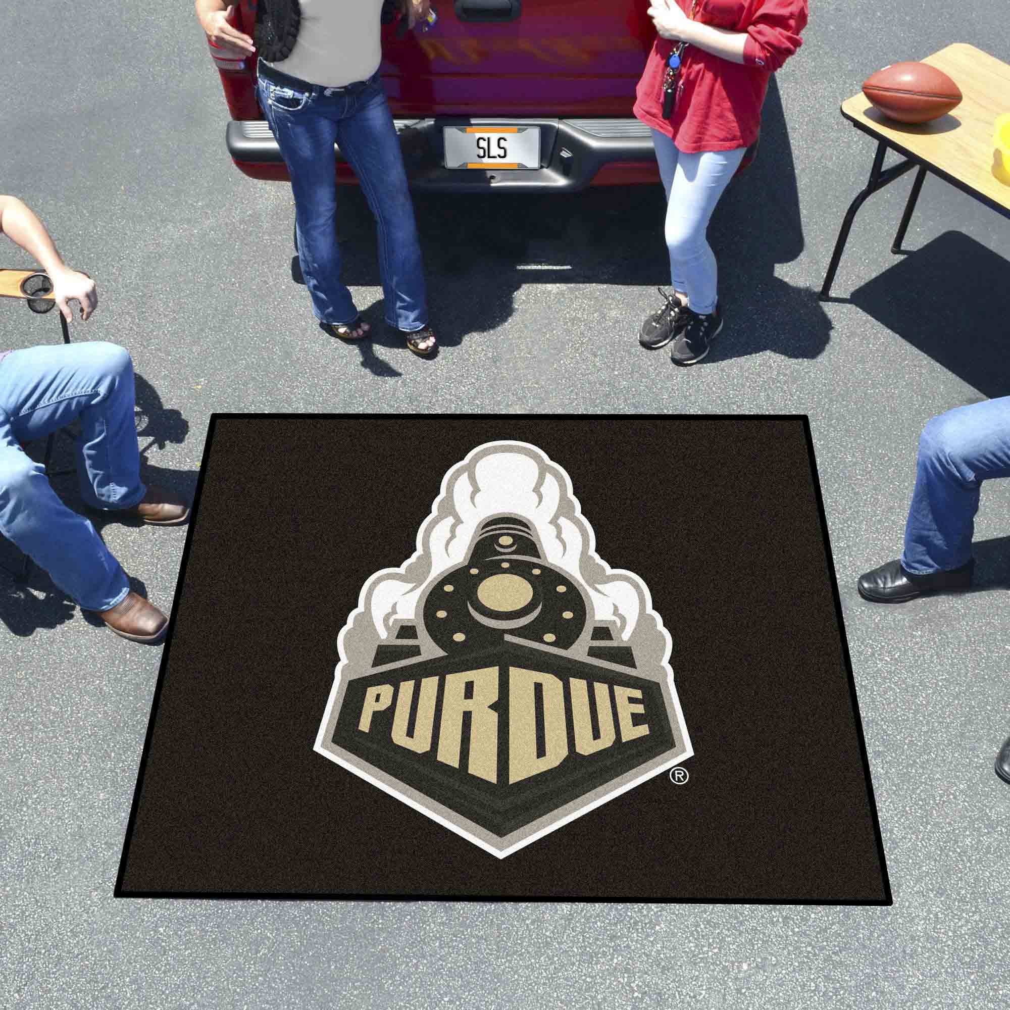 Purdue Boilermakers Tailgater Rug - 5ft. x 6ft., Train Logo - Purdue