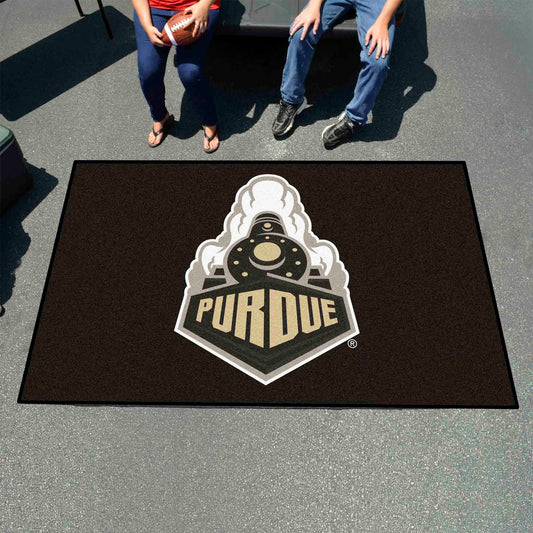 Purdue Boilermakers Ulti-Mat Rug - 5ft. x 8ft., Train Logo - Purdue
