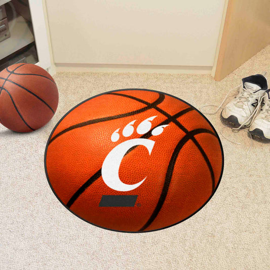 Cincinnati Bearcats Basketball Rug - 27in. Diameter - Cincinnati