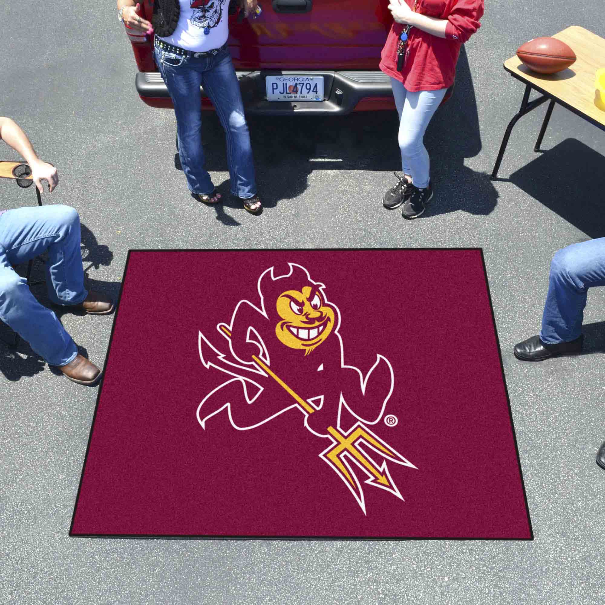 Arizona State Sun Devils Tailgater Rug - 5ft. x 6ft., Sparky Logo - Arizona State