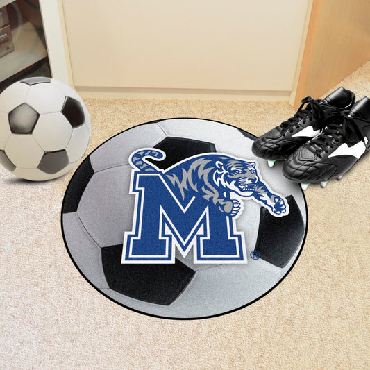 Memphis Tigers Soccer Ball Rug - 27in. Diameter - Memphis