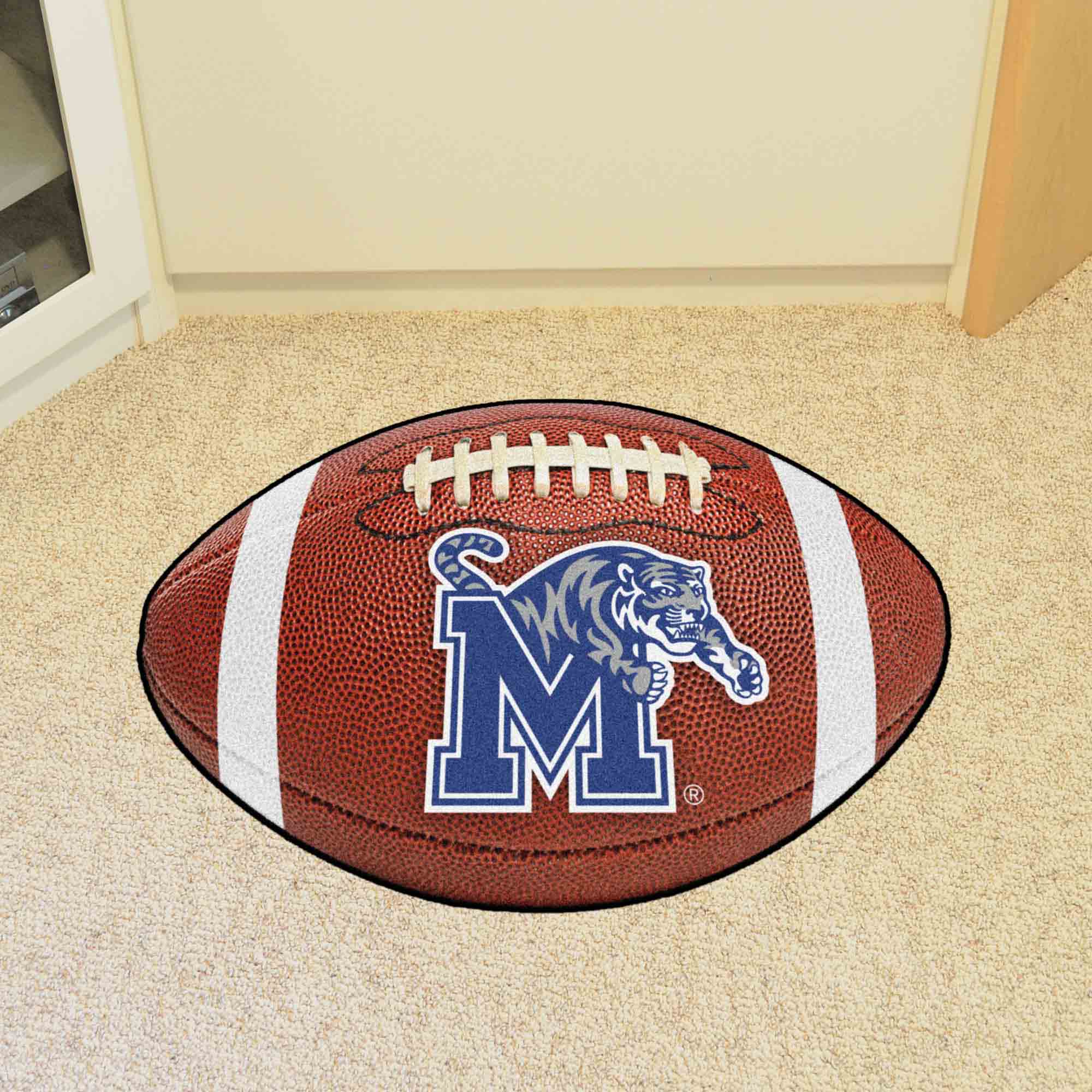 Memphis Tigers Football Rug - 20.5in. x 32.5in. - Memphis
