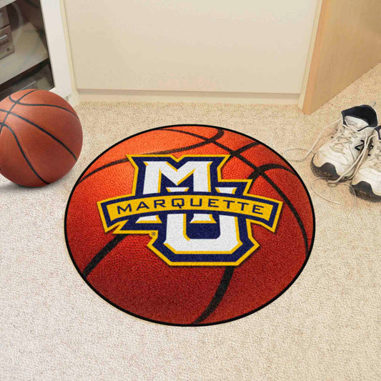 Marquette Golden Eagles Basketball Rug - 27in. Diameter - Marquette