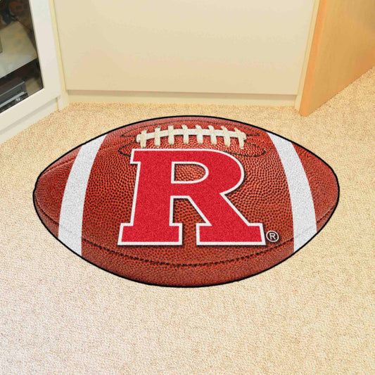 Rutgers Scarlett Knights Football Rug - 20.5in. x 32.5in. - Rutgers