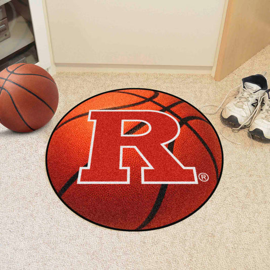 Rutgers Scarlett Knights Basketball Rug - 27in. Diameter - Rutgers