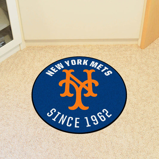 New York Mets Roundel Rug - 27in. Diameter2014 - New York Mets