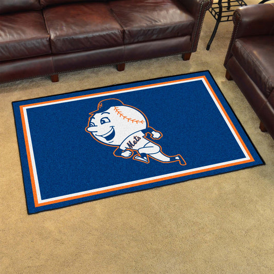 New York Mets 4ft. x 6ft. Plush Area Rug2014 - New York Mets