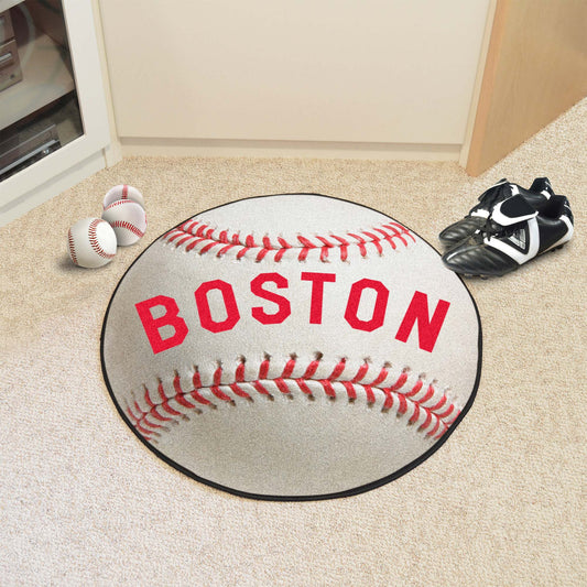 Boston Red Sox Baseball Rug - 27in. Diameter 1908 Retro Logo - Boston Red Sox
