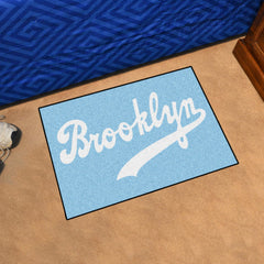 Brooklyn Dodgers Starter Mat Accent Rug - 19in. x 30in. 1944 Retro Logo - Brooklyn Dodgers
