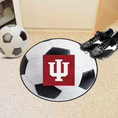 Indiana Hooisers Soccer Ball Rug - 27in. Diameter - Indiana