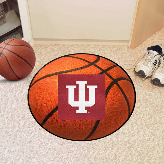 Indiana Hooisers Basketball Rug - 27in. Diameter - Indiana