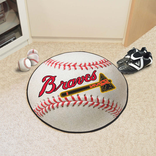 Boston Braves Baseball Rug - 27in. Diameter - Boston Braves