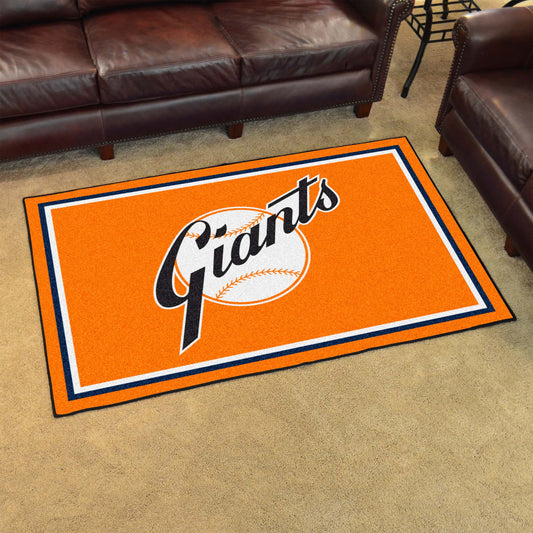 New York Giants 4ft. x 6ft. Plush Area Rug1947 - New York Giants