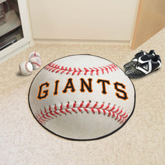 New York Giants Baseball Rug - 27in. Diameter - New York Giants