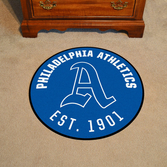 Philadelphia Athletics Roundel Rug - 27in. Diameter - Philadelphia Athletics