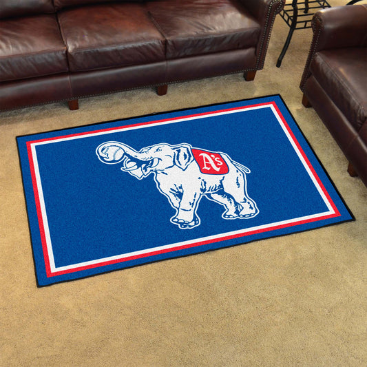 Philadelphia Athletics 4ft. x 6ft. Plush Area Rug - Philadelphia Athletics