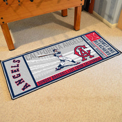 California Angels Ticket Runner Rug - 30in. x 72in. 1966 Retro Logo - Anaheim Angels