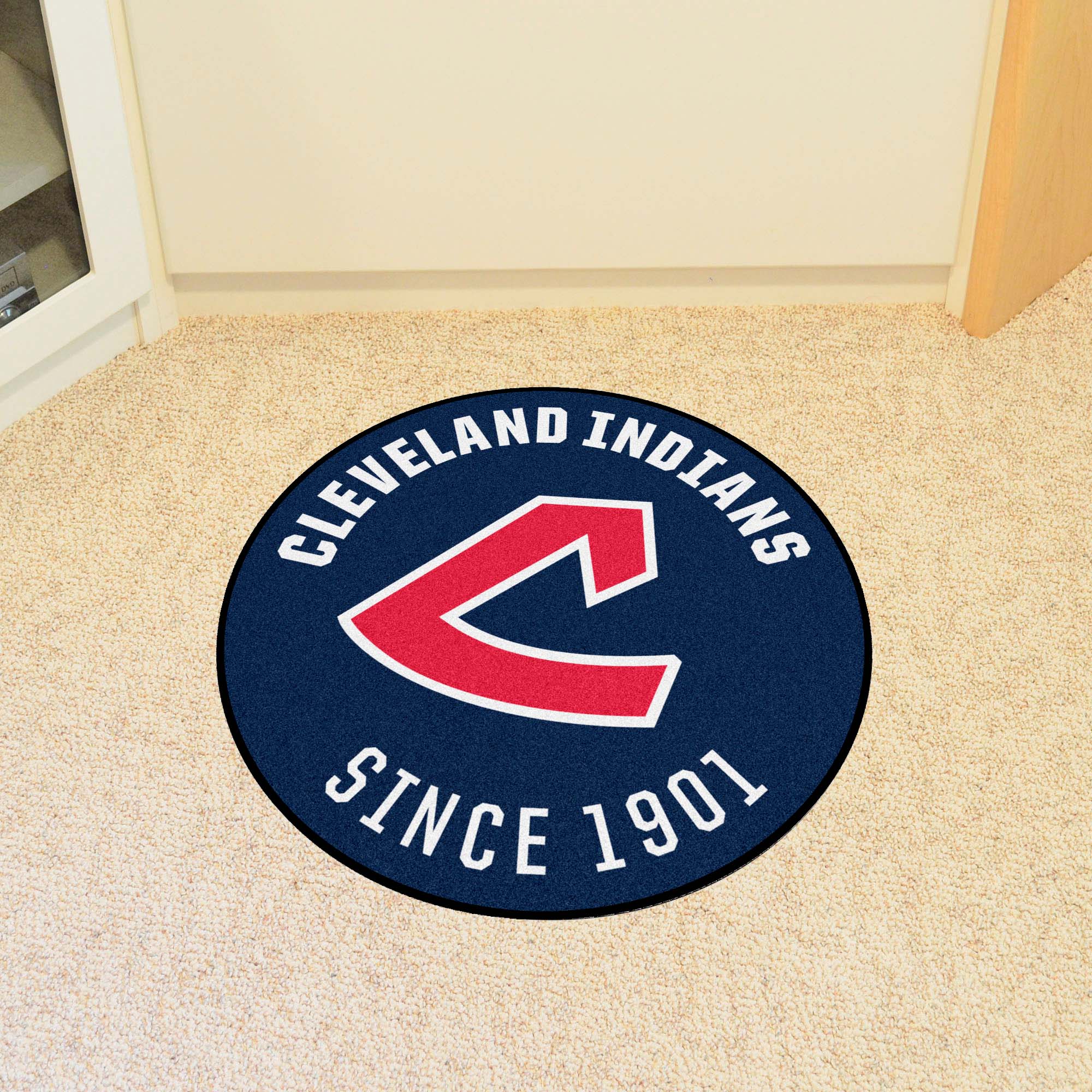 Cleveland Indians Roundel Rug - 27in. Diameter - Cleveland Indians