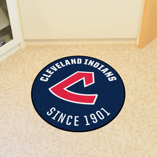 Cleveland Indians Roundel Rug - 27in. Diameter - Cleveland Indians
