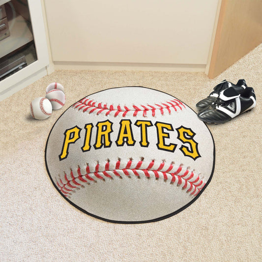 Pittsburgh Pirates Baseball Rug - 27in. Diameter1977 - Pittsburgh Pirates