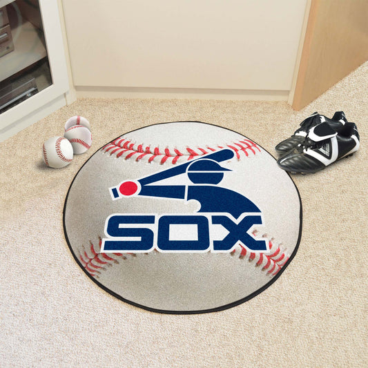 Chicago White Sox Baseball Rug - 27in. Diameter1982 - Chicago White Sox