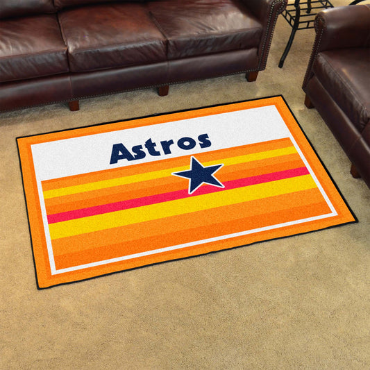 Houston Astros 4ft. x 6ft. Plush Area Rug1984 - Houston Astros