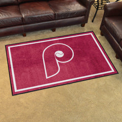 Philadelphia Phillies 4ft. x 6ft. Plush Area Rug1987 - Philadelphia Phillies