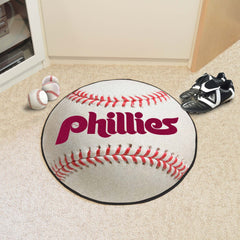 Philadelphia Phillies Baseball Rug - 27in. Diameter1987 - Philadelphia Phillies