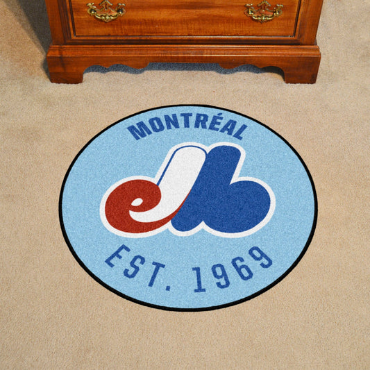 Montreal Expos Roundel Rug - 27in. Diameter - Montreal Expos