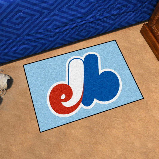 Montreal Expos Starter Mat Accent Rug - 19in. x 30in. - Montreal Expos