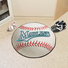 Florida Marlins Baseball Rug - 27in. Diameter - Florida Marlins