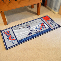 Anaheim Angels Ticket Runner Rug - 30in. x 72in. 1997 Retro Logo - Anaheim Angels