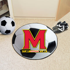 Maryland Terrapins Soccer Ball Rug - 27in. Diameter - Maryland