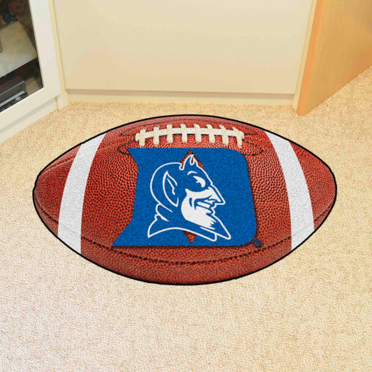 Duke Blue Devils Football Rug - 20.5in. x 32.5in., Devil Logo - Duke