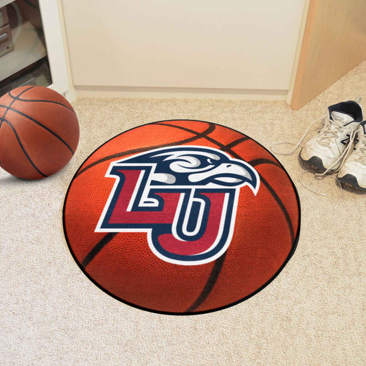 Liberty Flames Basketball Rug - 27in. Diameter - Liberty