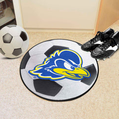 Delaware Blue Hens Soccer Ball Rug - 27in. Diameter - Delaware