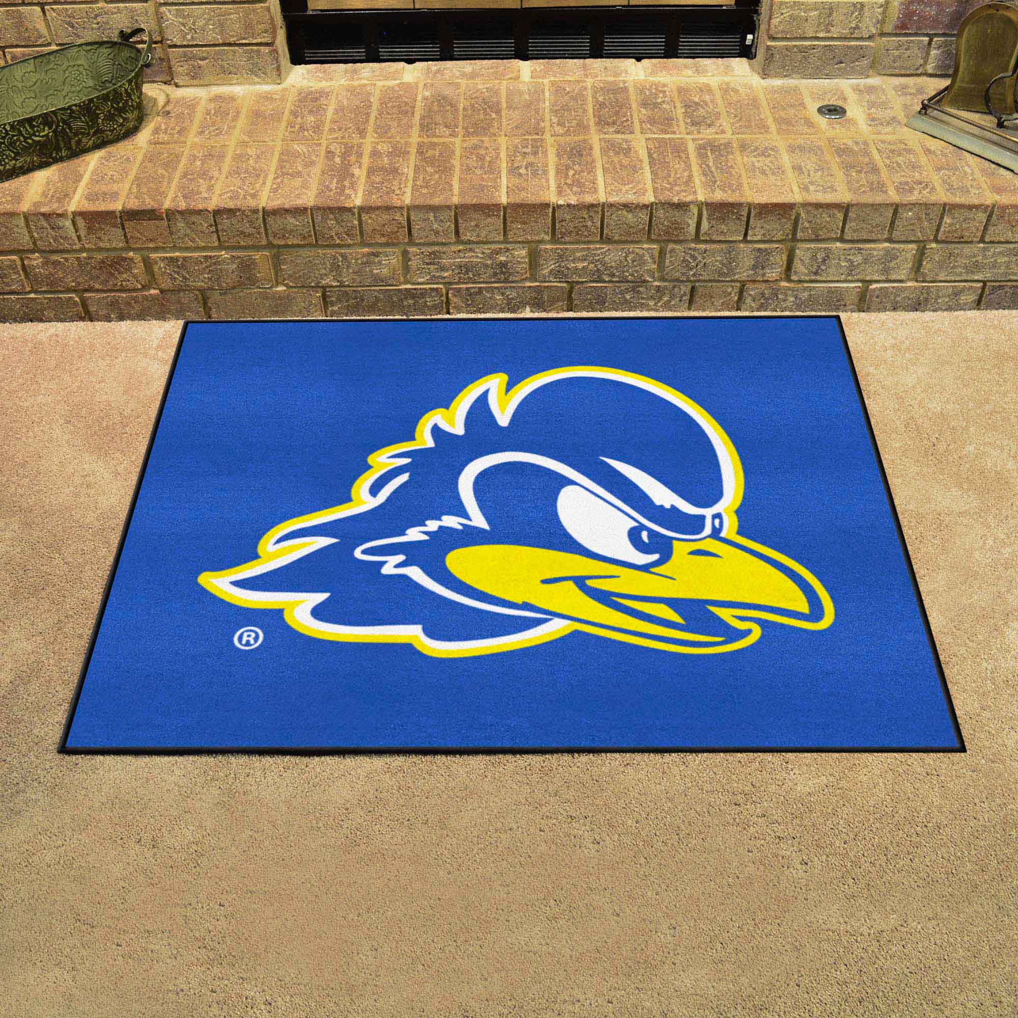 Delaware Blue Hens All-Star Rug - 34 in. x 42.5 in. - Delaware