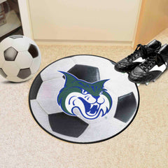 Georgia College Bobcats Soccer Ball Rug - 27in. Diameter - Georgia College