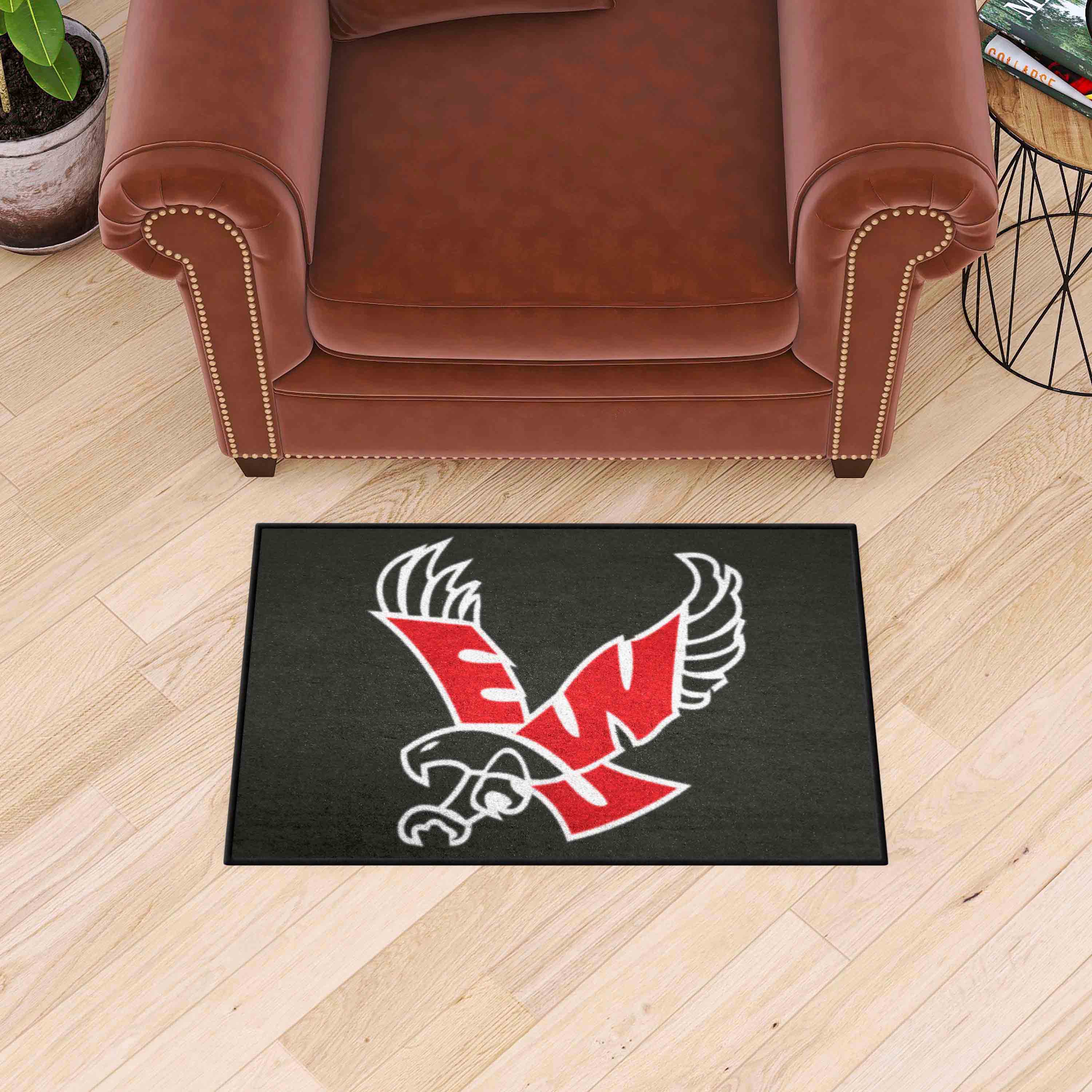 Eastern Washington Eagles Starter Mat Accent Rug - 19in. x 30in. - Eastern Washington