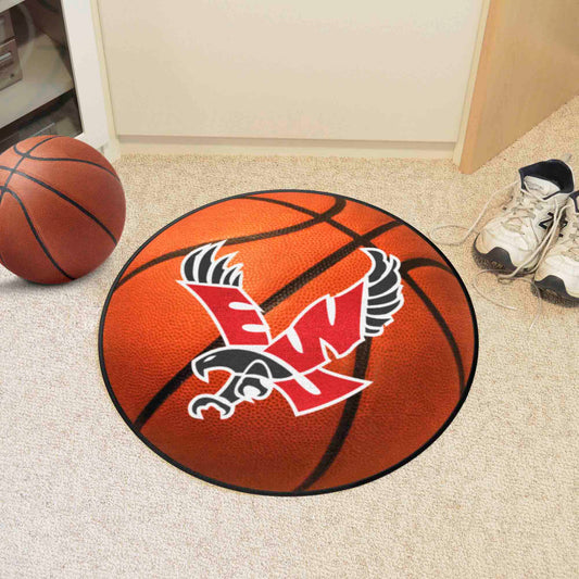Eastern Washington Eagles Basketball Rug - 27in. Diameter
