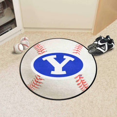 BYU Cougars Baseball Rug - 27in. Diameter - BYU