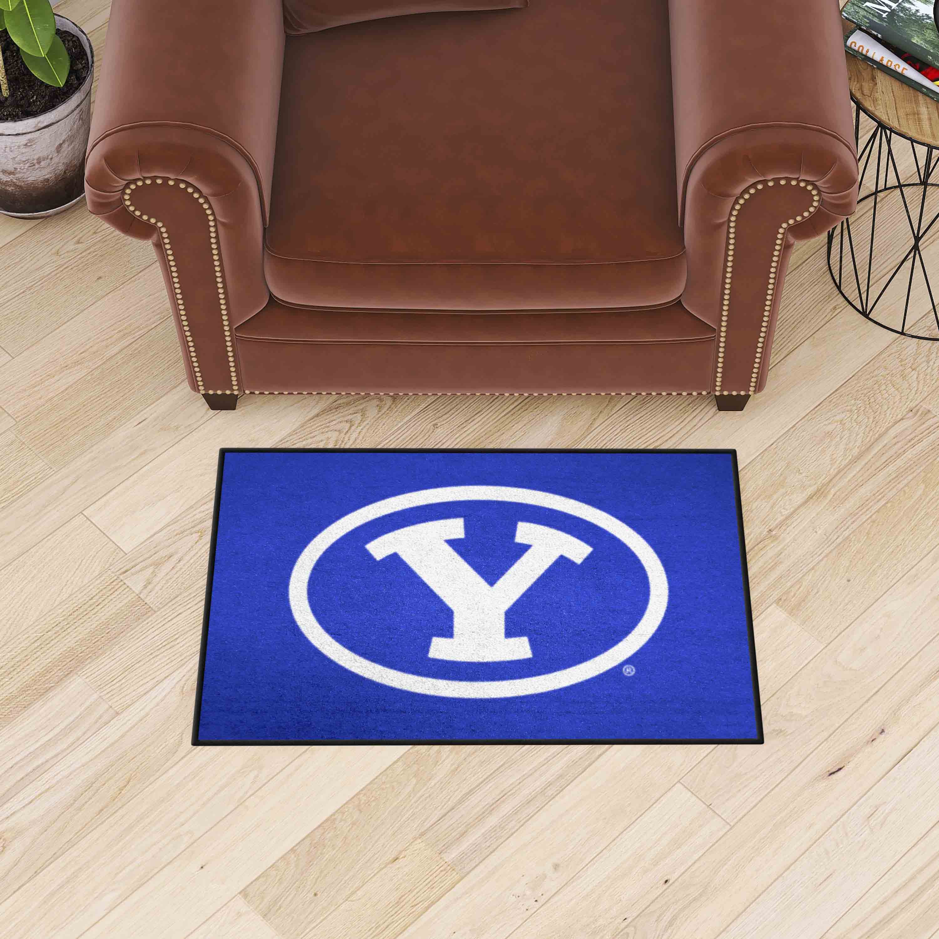 BYU Cougars Starter Mat Accent Rug - 19in. x 30in. - BYU