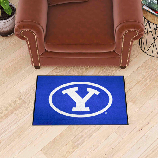 BYU Cougars Starter Mat Accent Rug - 19in. x 30in. - BYU