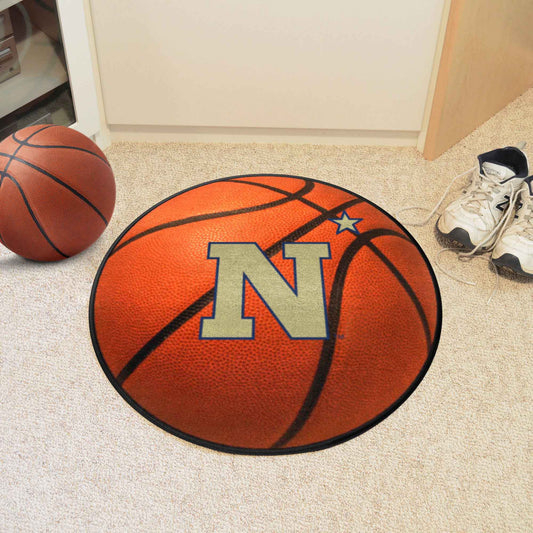 Naval Academy Basketball Rug - 27in. Diameter - Naval Academy