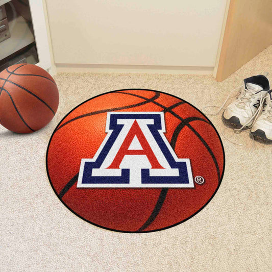 Arizona Wildcats Basketball Rug - 27in. Diameter - Arizona